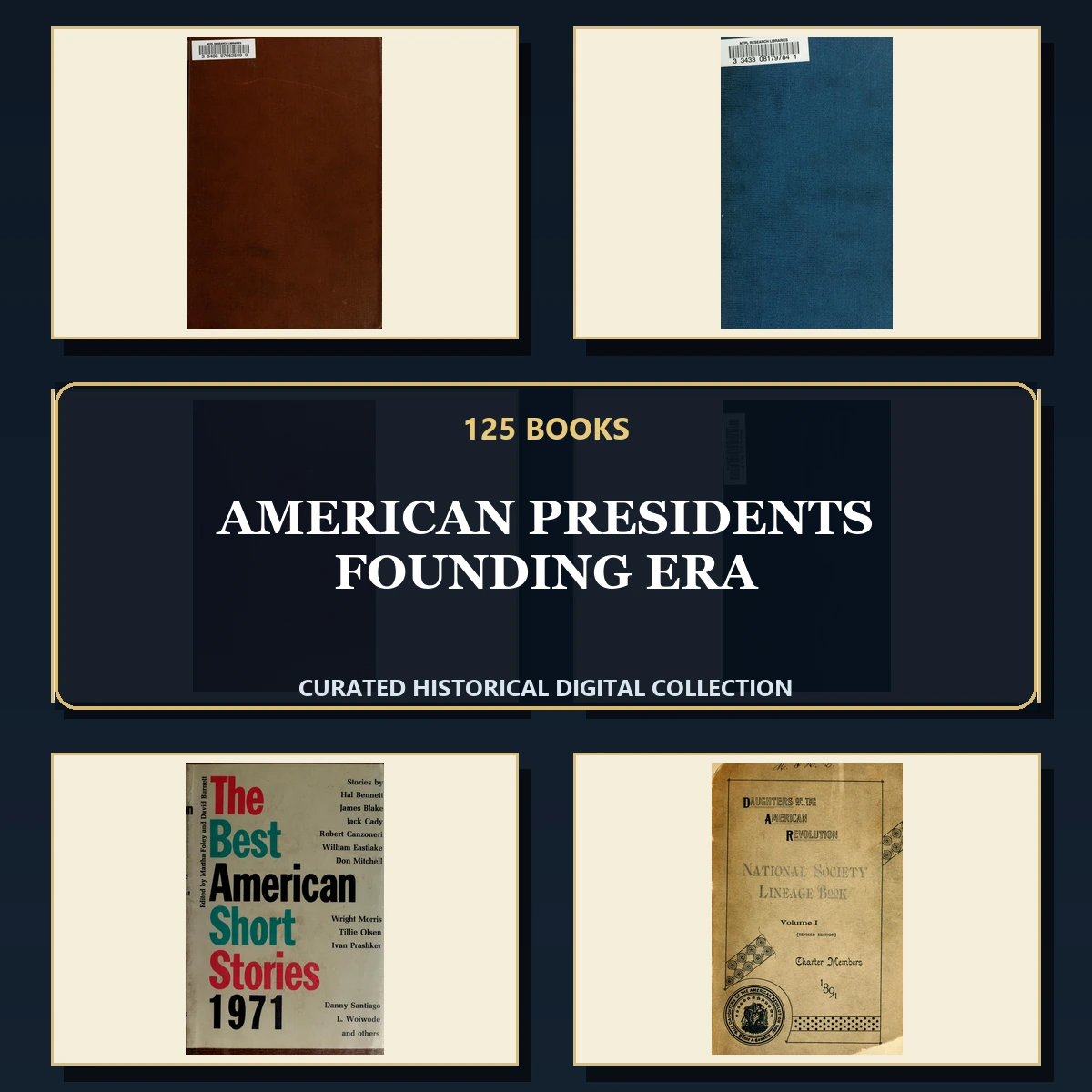 125 American Presidents Founding Era PDF Books – Curated Historical Collection cover