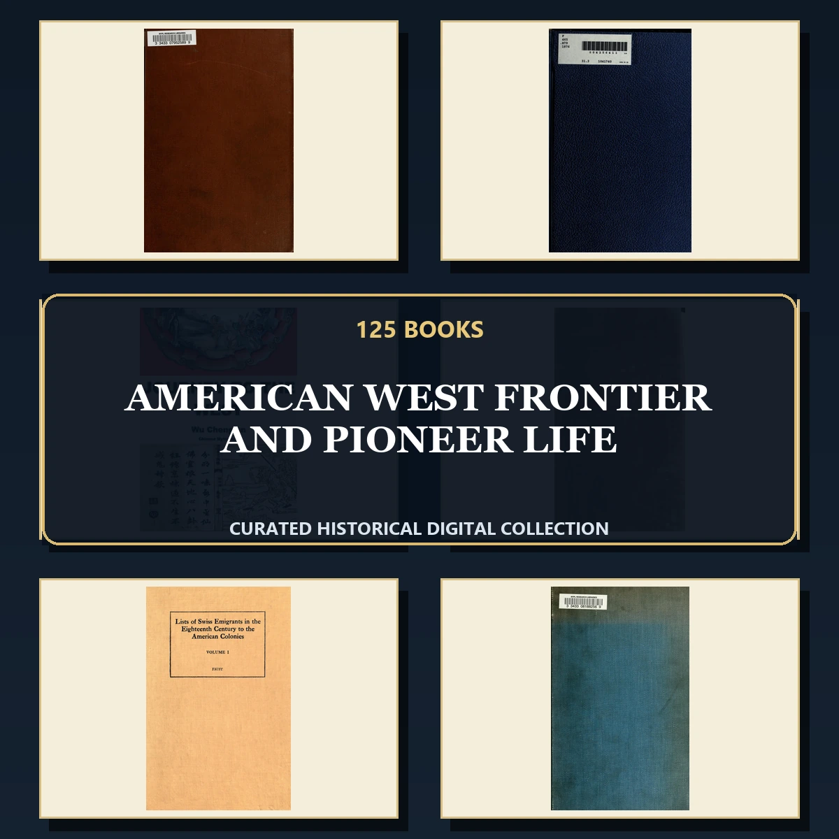 125 American West Frontier and Pioneer Life PDF Books – Curated Historical Collection