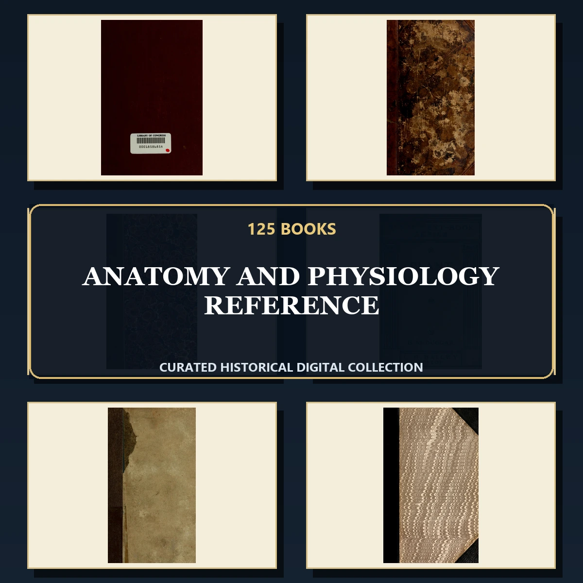 125 Anatomy and Physiology Reference PDF Books – Curated Historical Collection cover