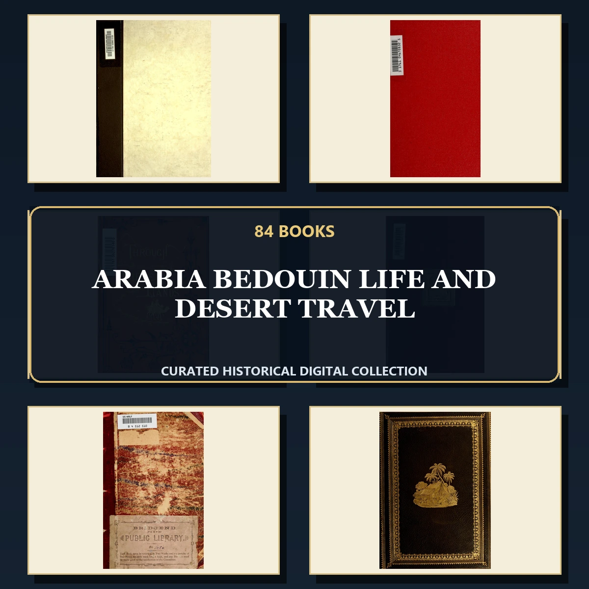 84 Arabia Bedouin Life and Desert Travel PDF Books – Curated Historical Collection cover
