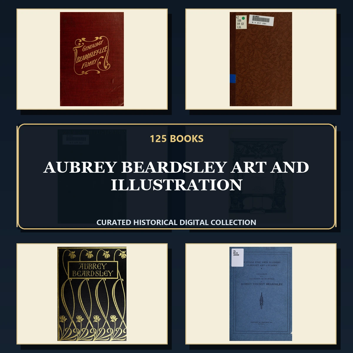 125 Aubrey Beardsley Art and Illustration PDF Books – Curated Historical Collection