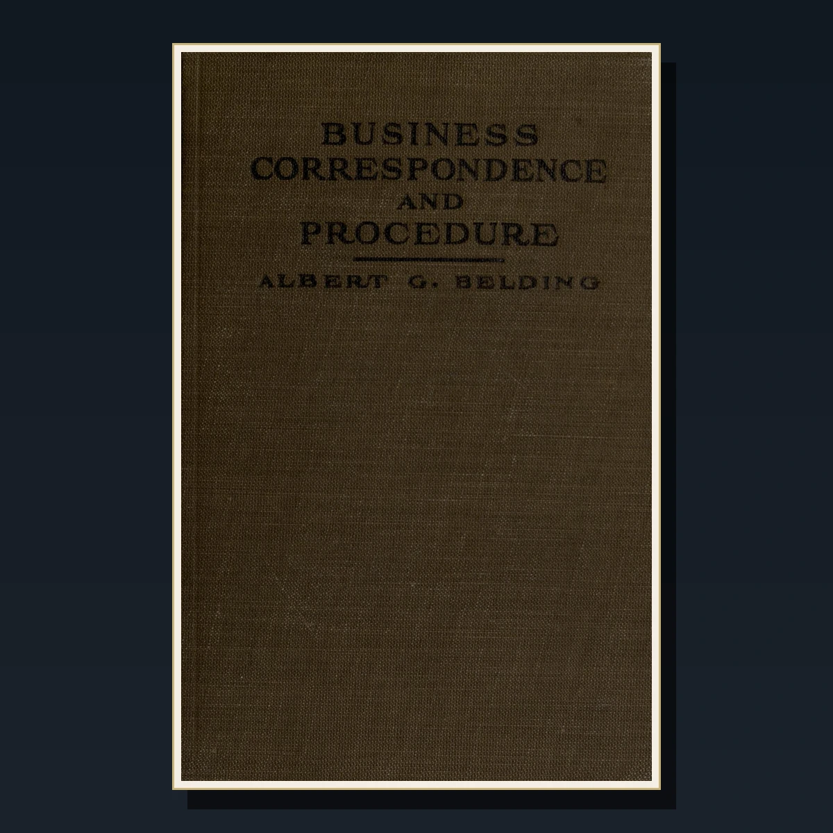 125 Business Correspondence Books