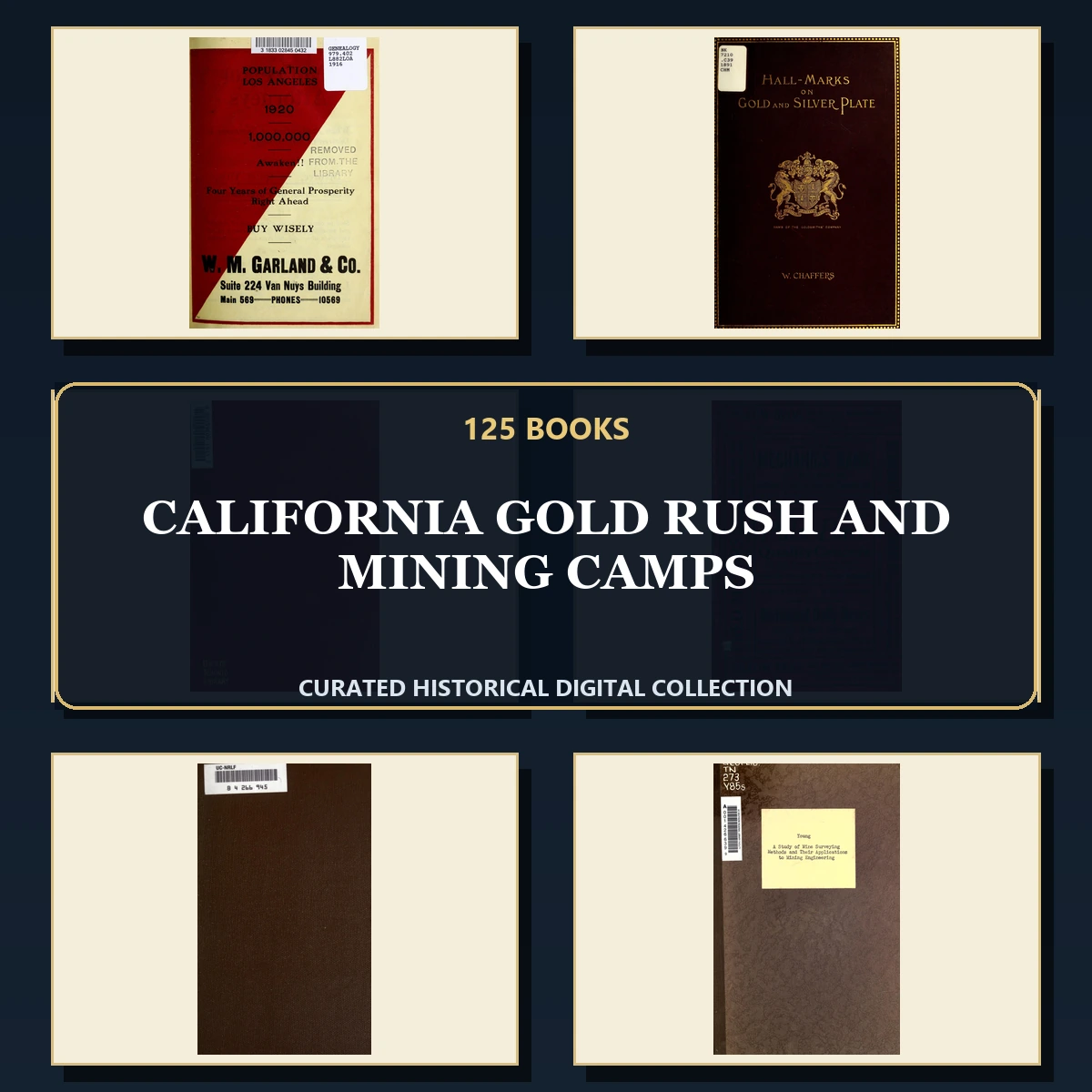 125 California Gold Rush and Mining Camps PDF Books – Curated Historical Collection