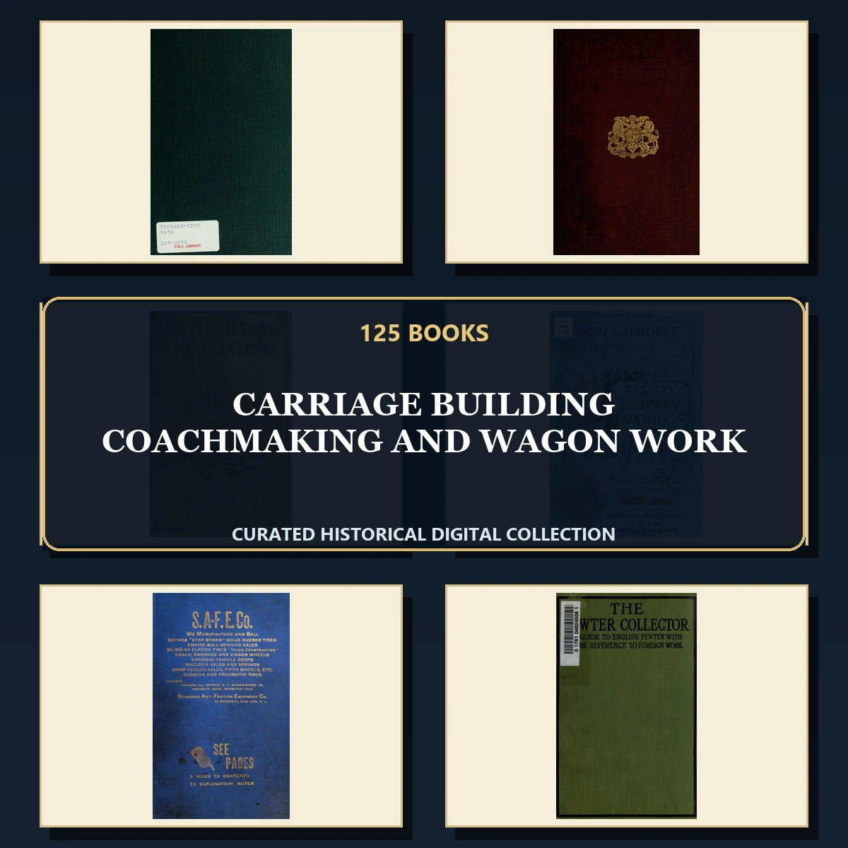 125 Carriage Building Coachmaking and Wagon Work PDF Books – Curated Historical Collection cover