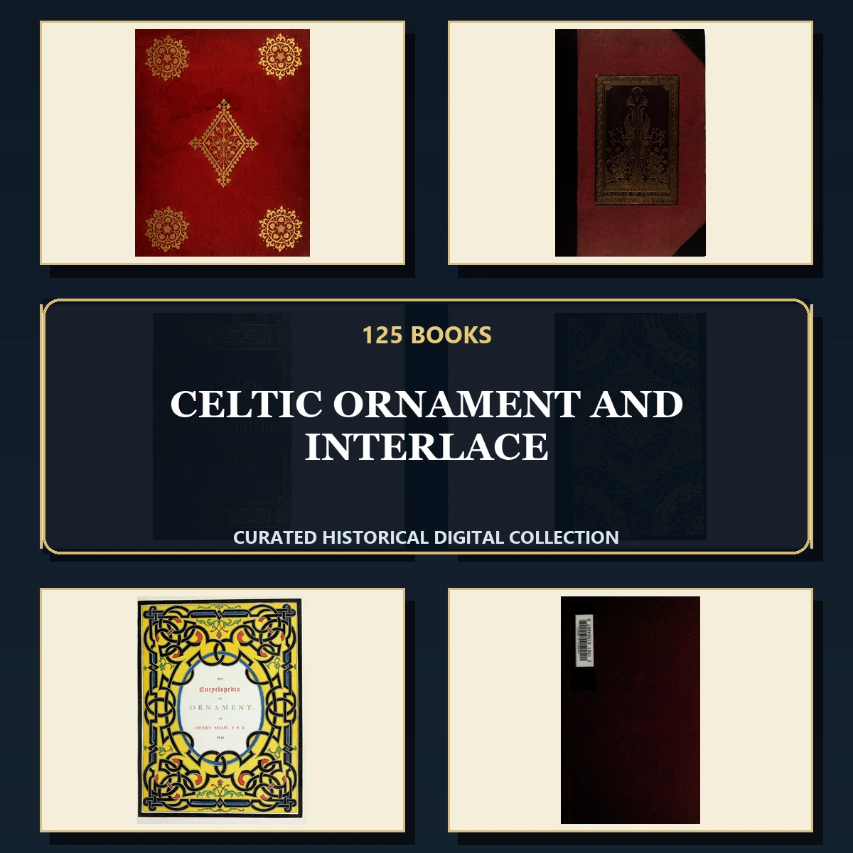 125 Celtic Ornament and Interlace PDF Books – Curated Historical Collection
