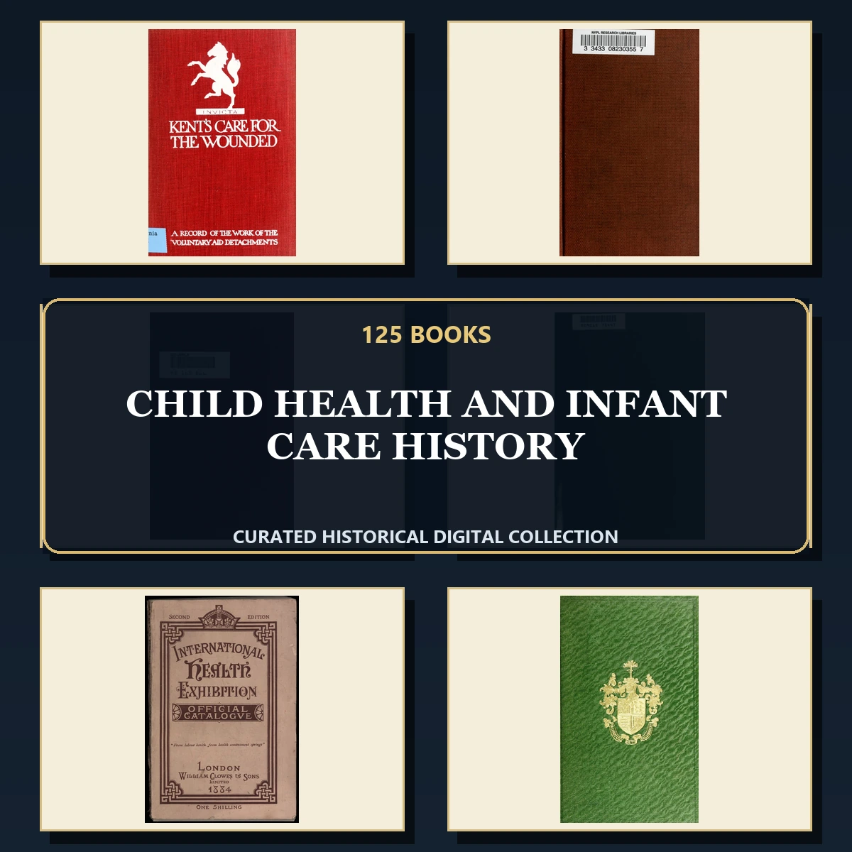 125 Child Health and Infant Care History PDF Books – Curated Historical Collection cover