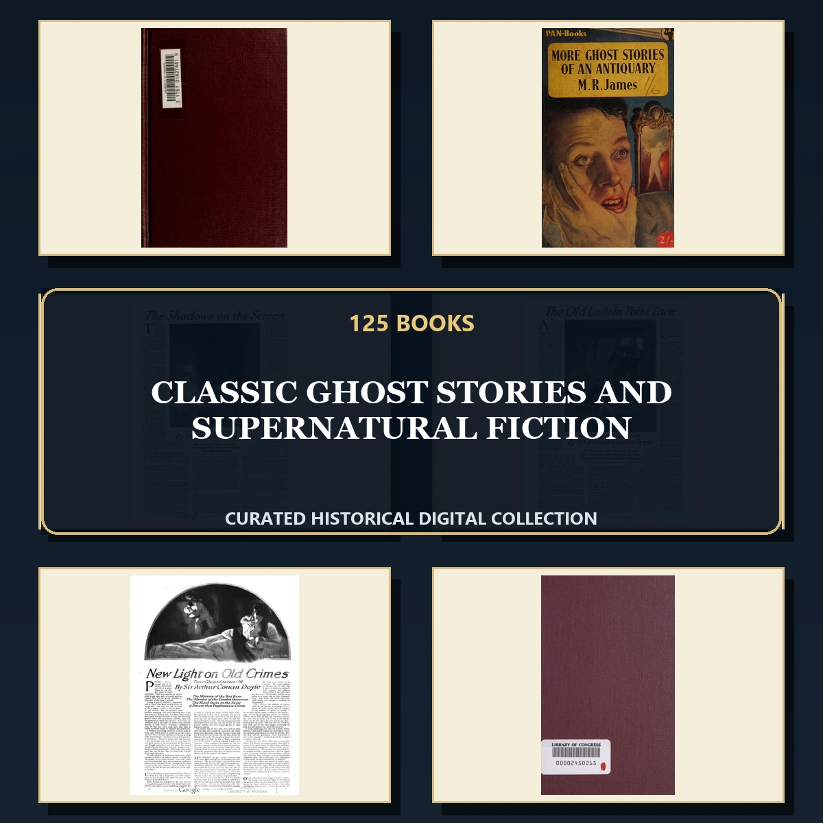 125 Classic Ghost Stories and Supernatural Fiction PDF Books – Curated Historical Collection