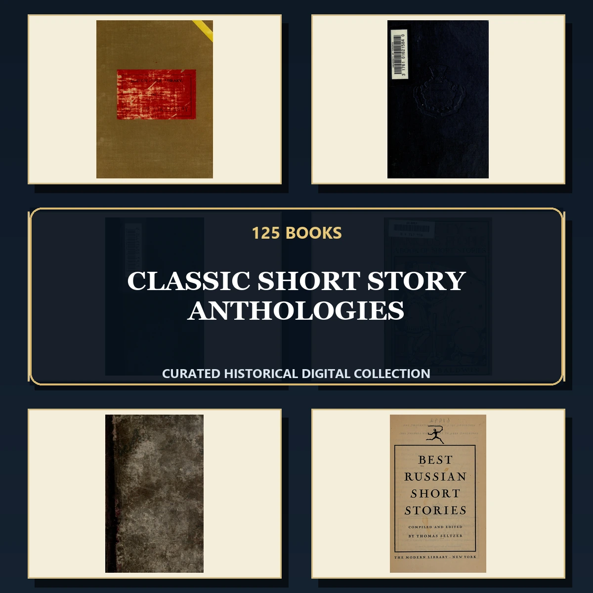125 Classic Short Story Anthologies PDF Books – Curated Historical Collection cover
