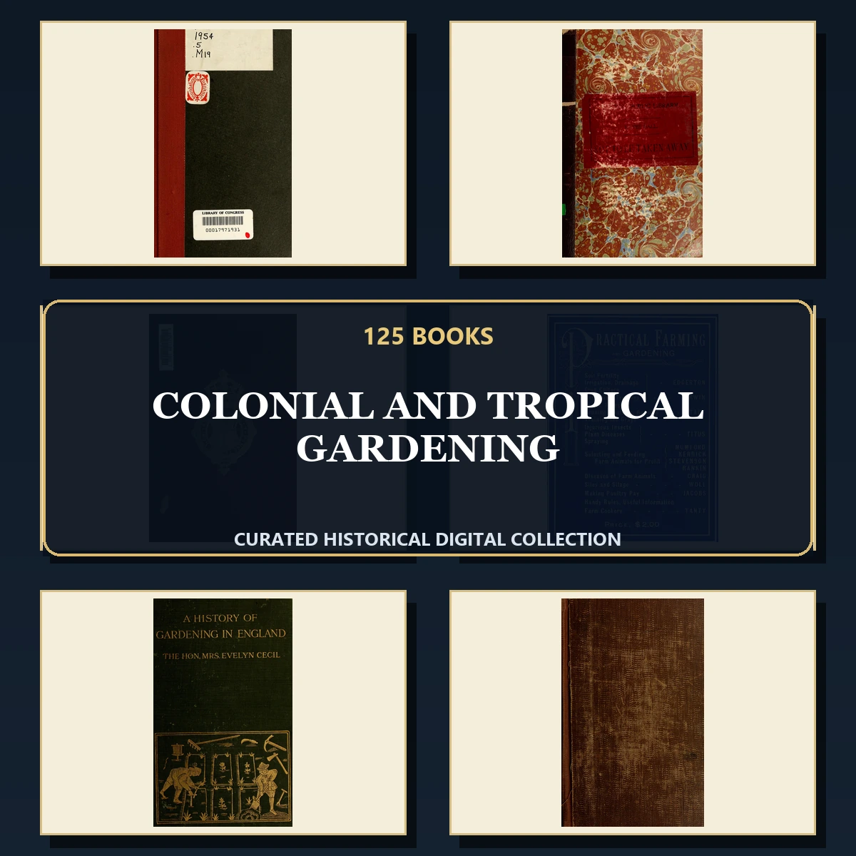 125 Colonial and Tropical Gardening PDF Books – Curated Historical Collection cover