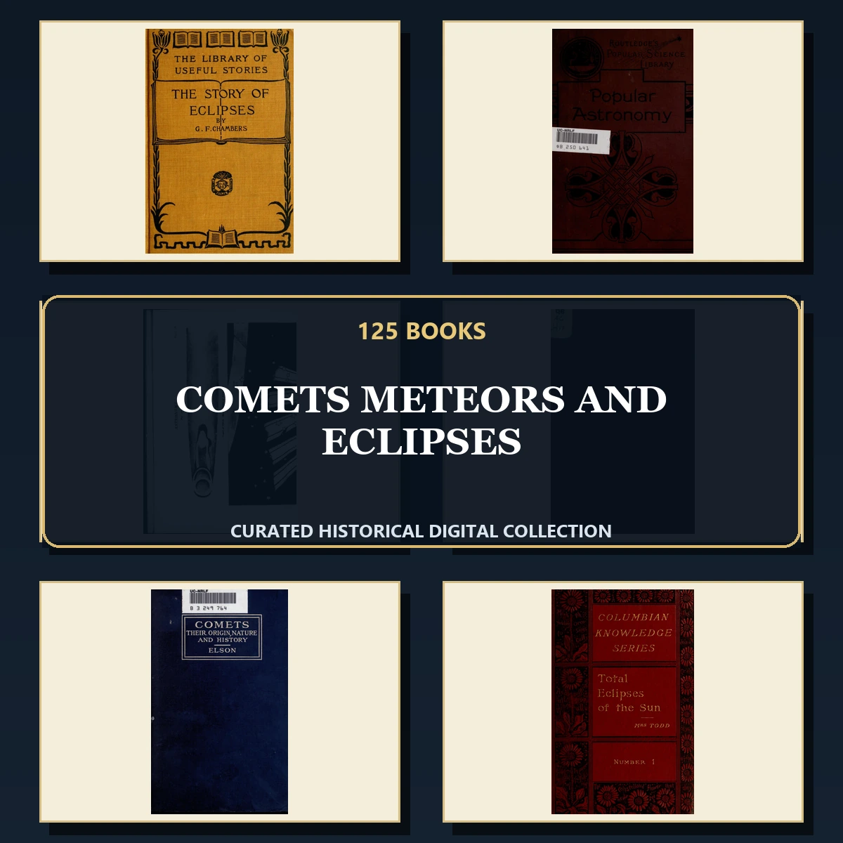 125 Comets Meteors and Eclipses PDF Books – Curated Historical Collection