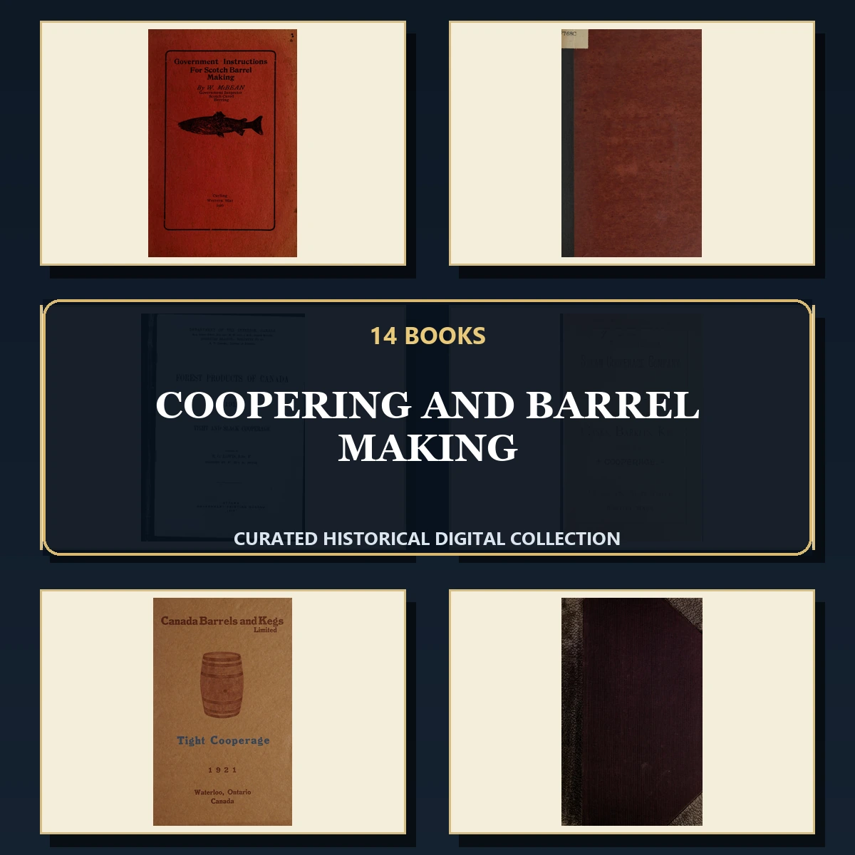 14 Coopering and Barrel Making PDF Books – Curated Historical Collection