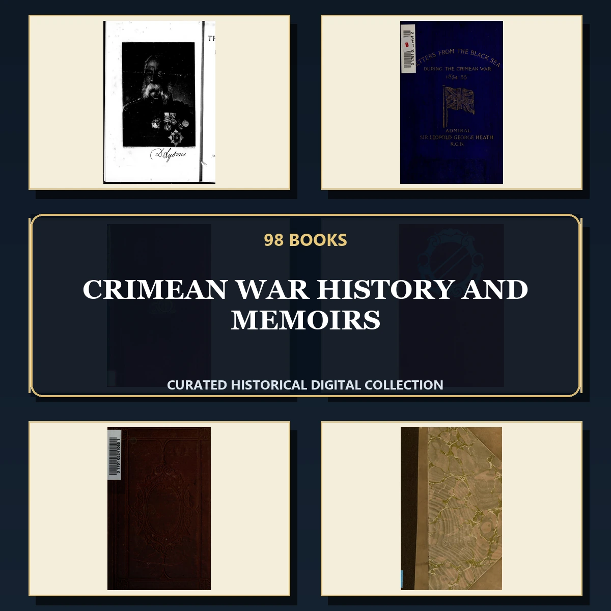 98 Crimean War History and Memoirs PDF Books – Curated Historical Collection cover
