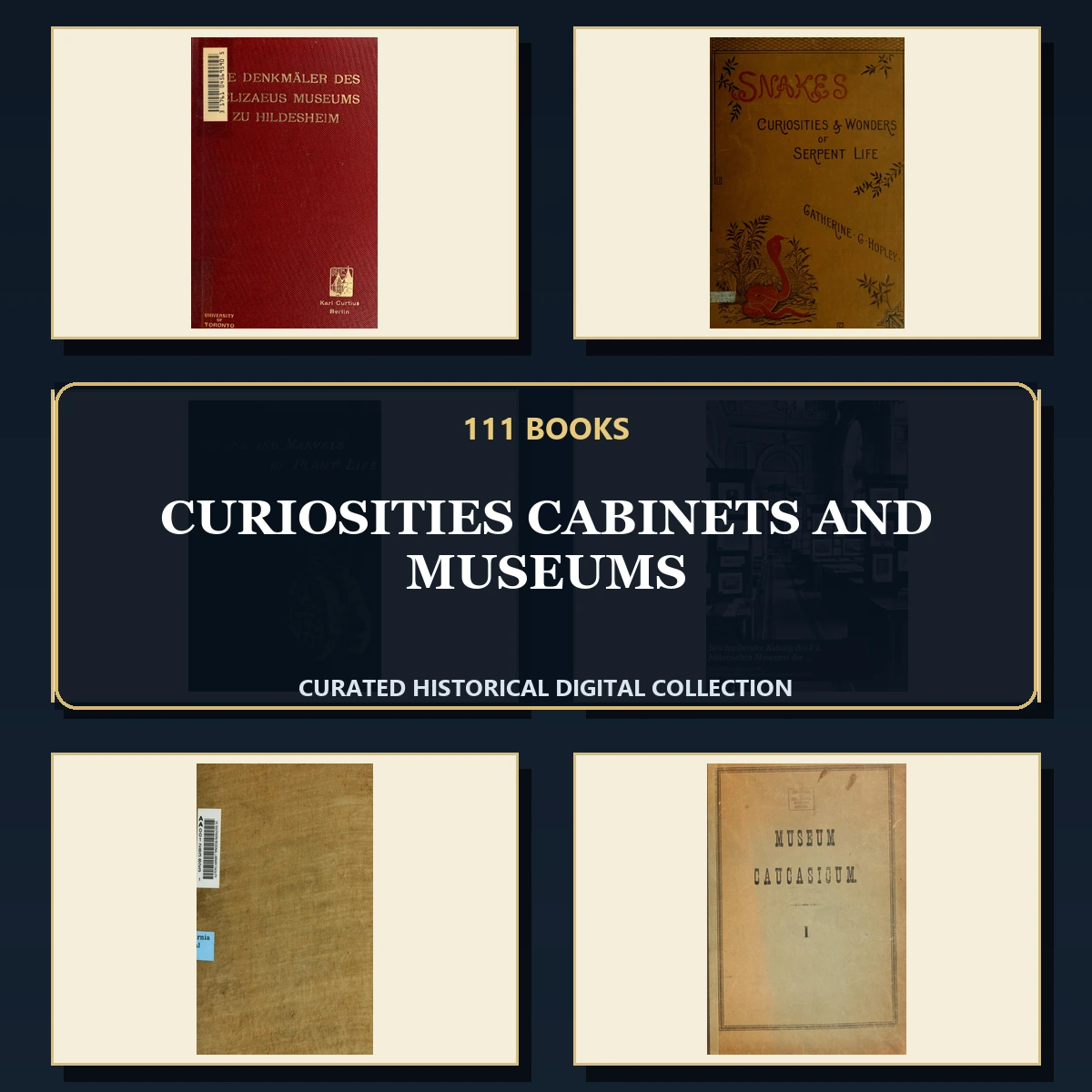 111 Curiosities Cabinets and Museums PDF Books – Curated Historical Collection cover