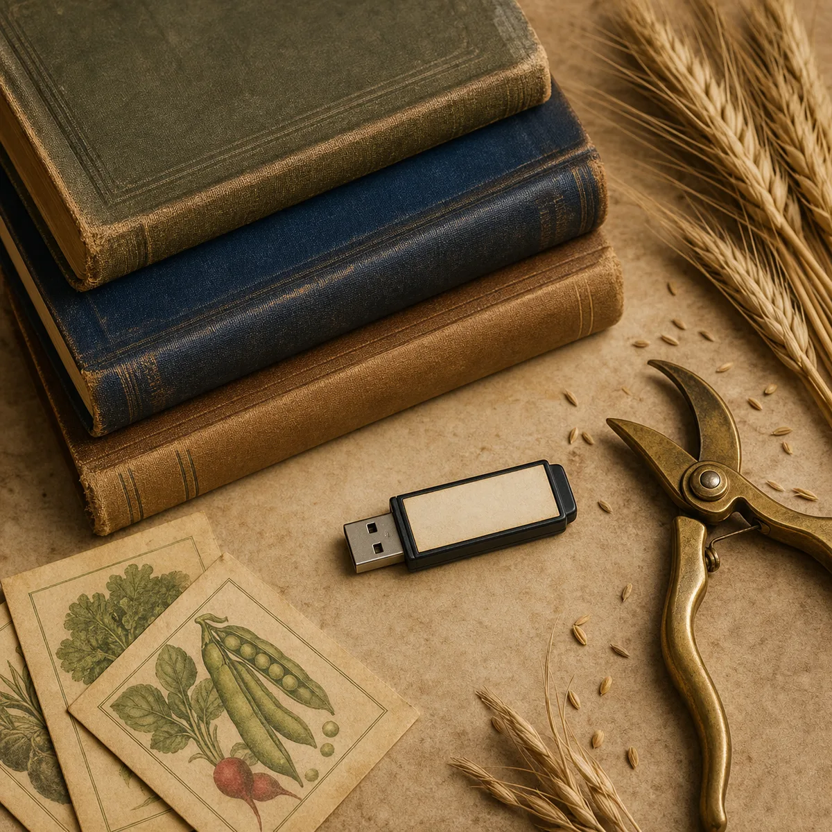 100 Antique Dairy Farming, Milk & Butter Making Books PDF Collection on USB cover