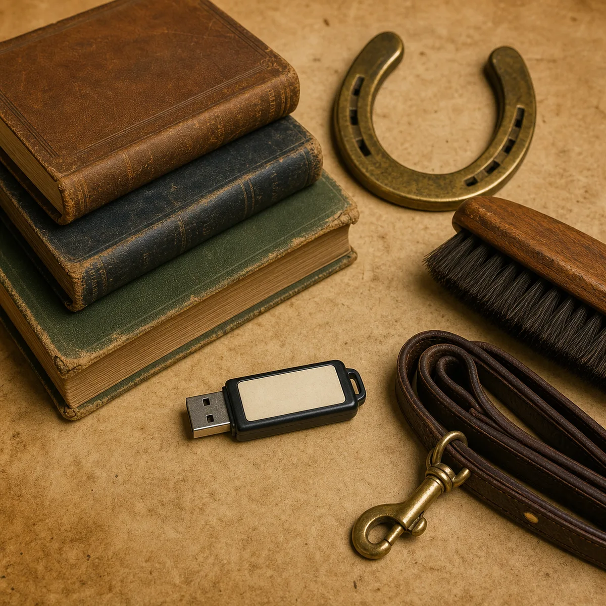 100 Antique Dog Breeds, Training & Canine History Books PDF Collection on USB cover