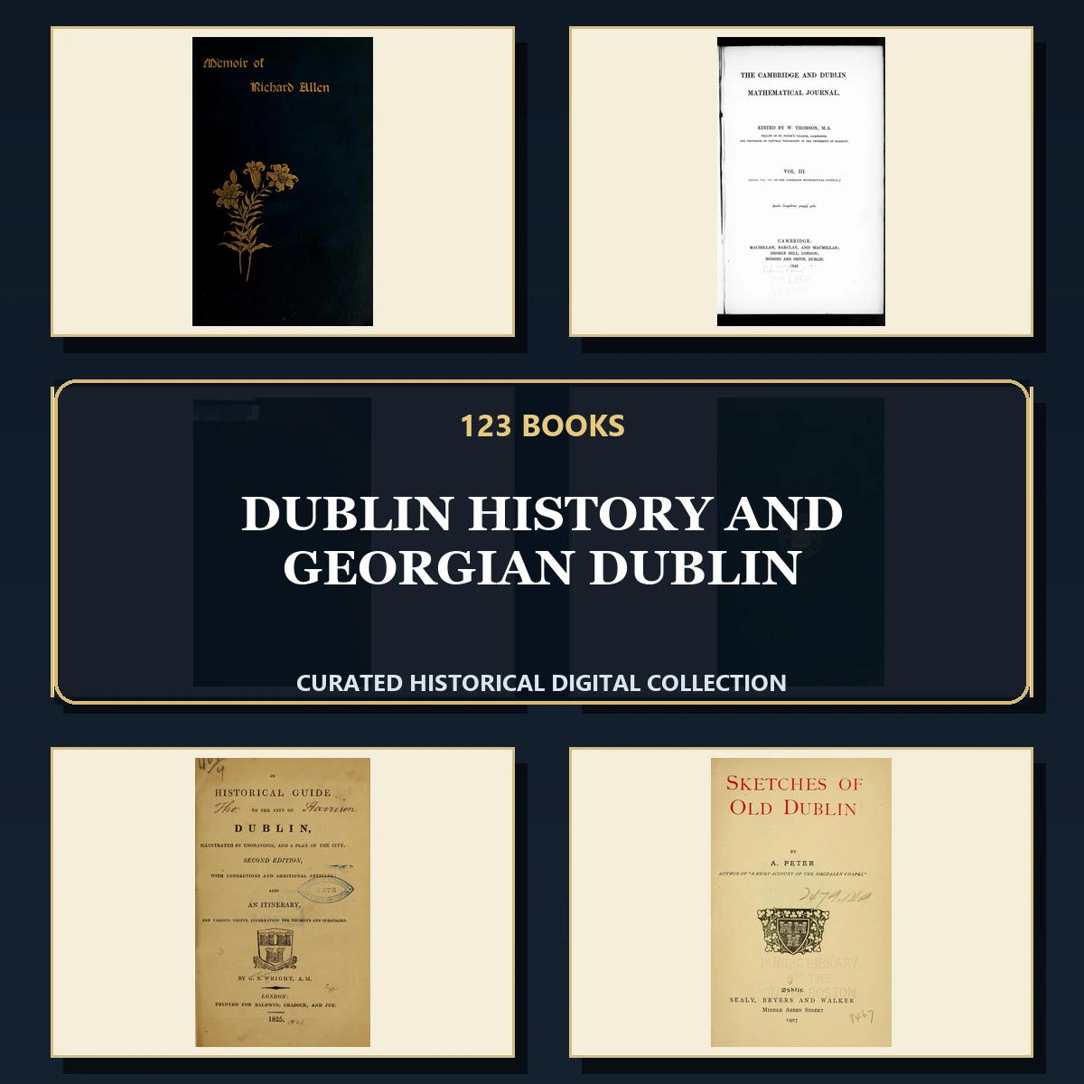 123 Dublin History and Georgian Dublin PDF Books – Curated Historical Collection cover