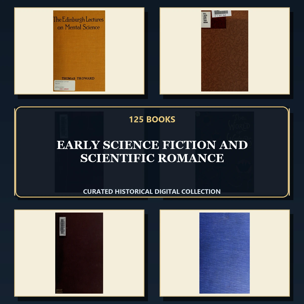 125 Early Science Fiction and Scientific Romance PDF Books – Curated Historical Collection