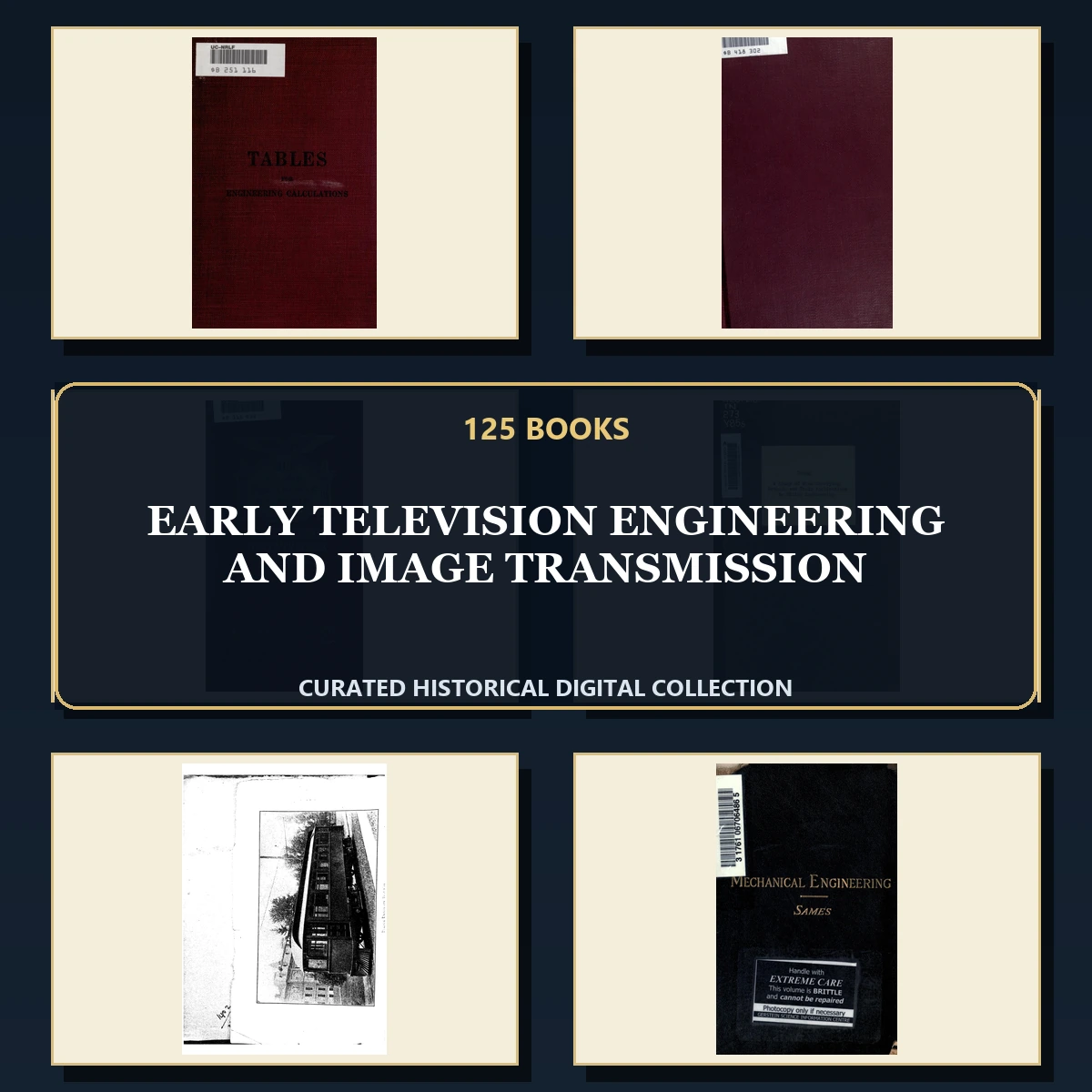 125 Early Television Engineering and Image Transmission PDF Books – Curated Historical Collection cover