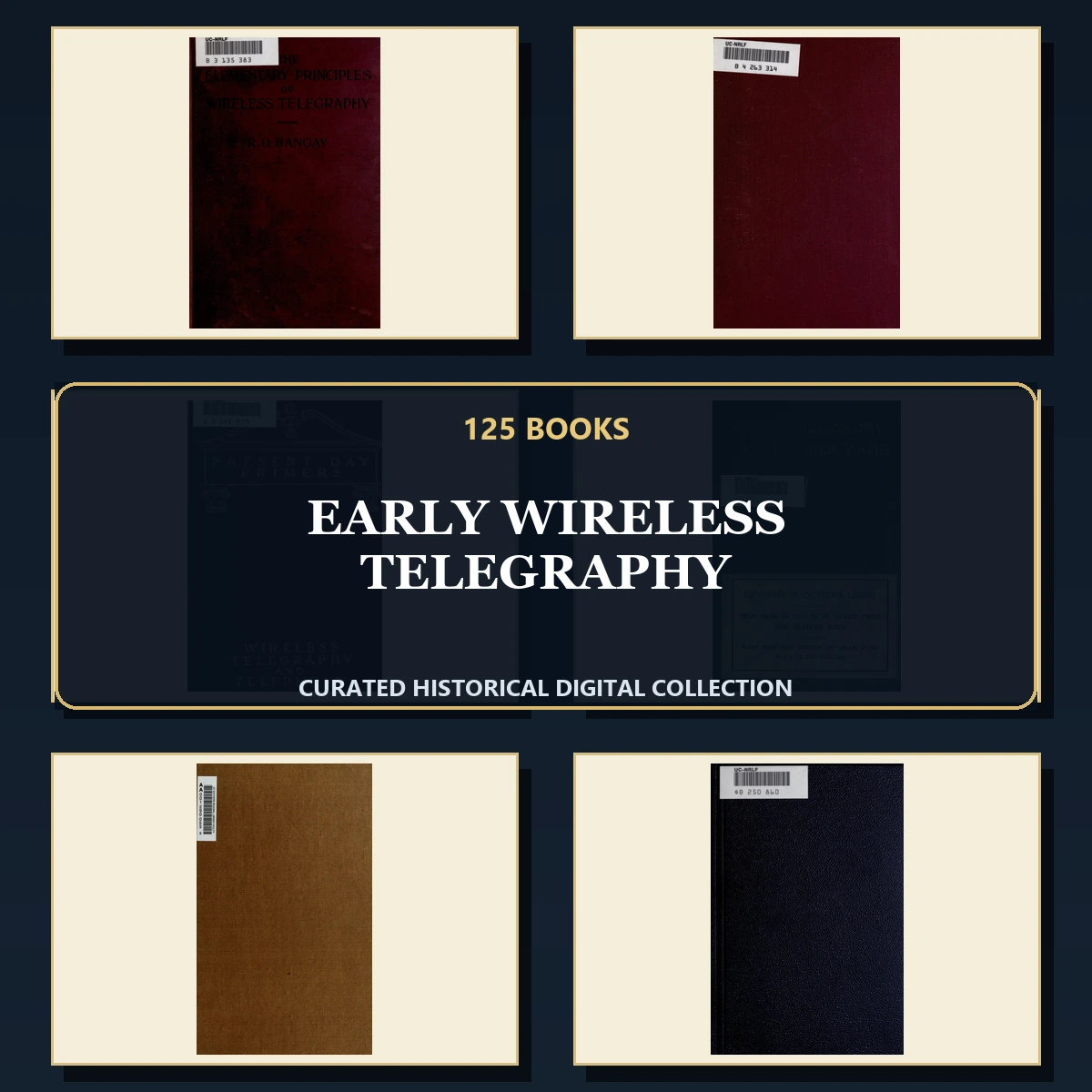 125 Early Wireless Telegraphy PDF Books – Curated Historical Collection cover