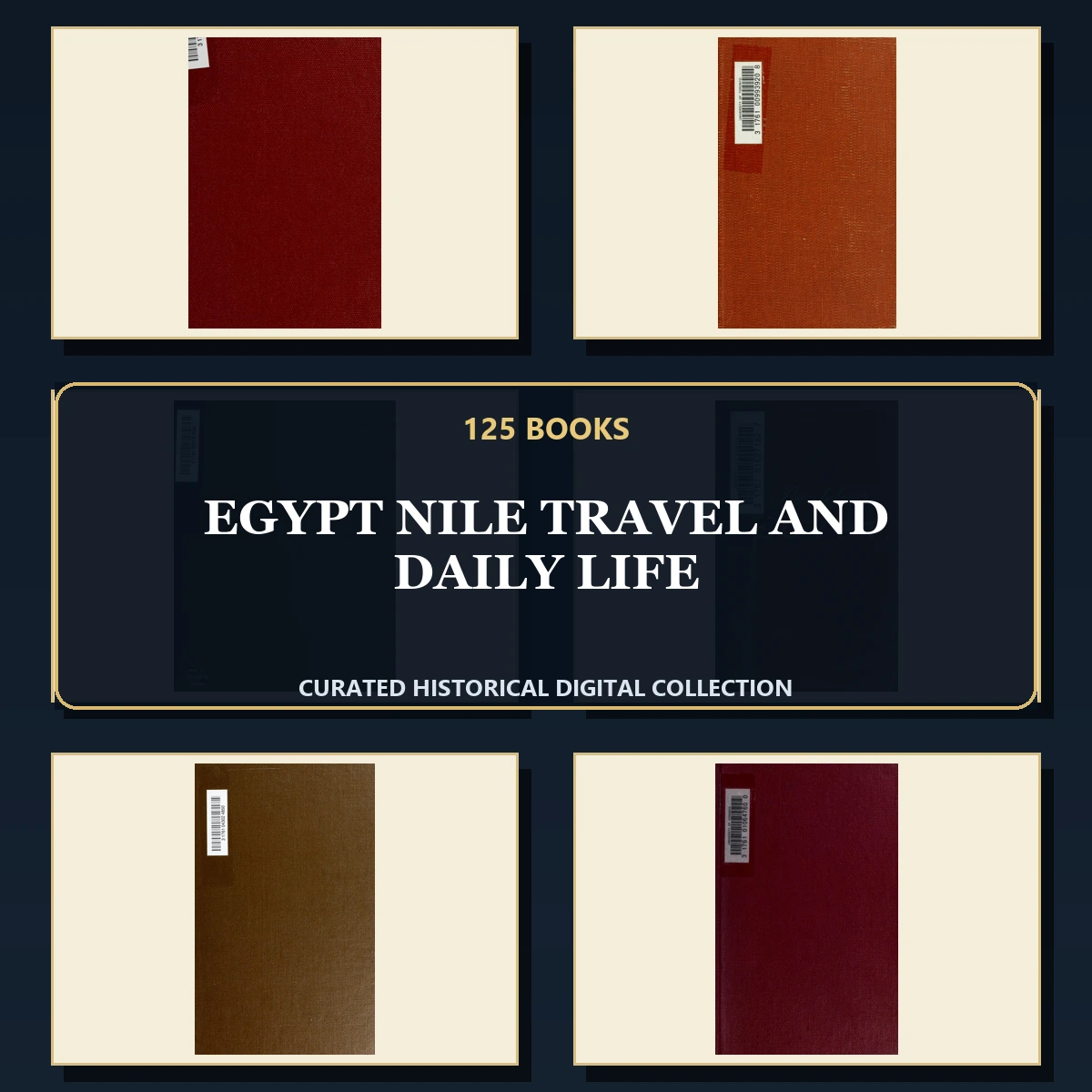 125 Egypt Nile Travel and Daily Life PDF Books – Curated Historical Collection cover