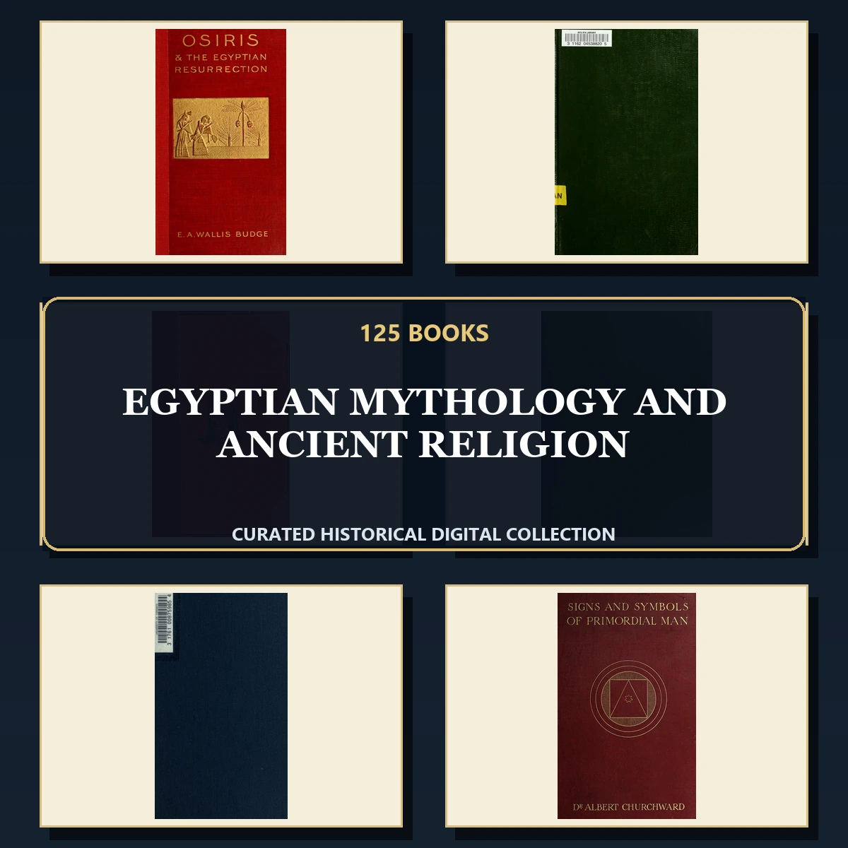 125 Egyptian Mythology and Ancient Religion PDF Books – Curated Historical Collection cover