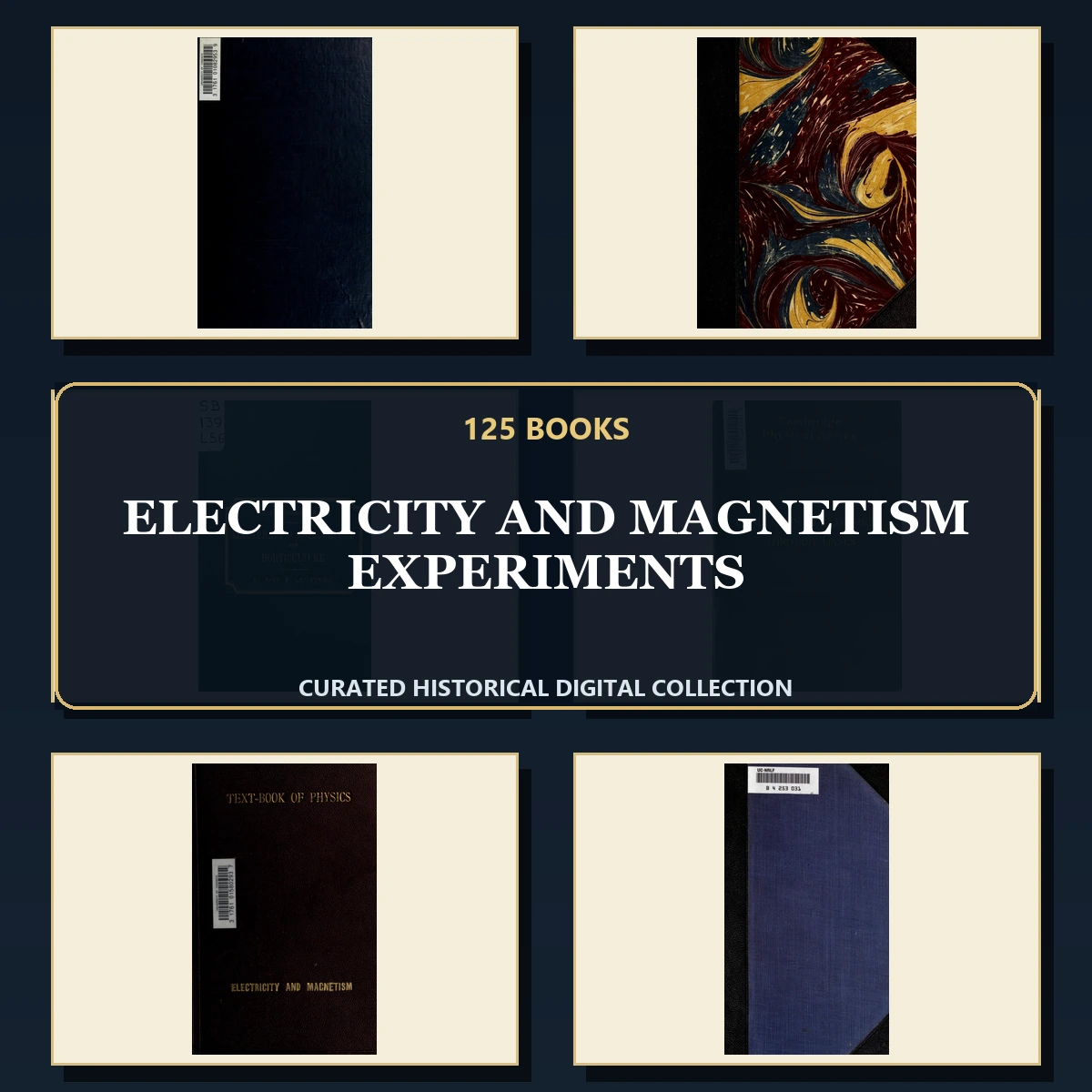 125 Electricity and Magnetism Experiments PDF Books – Curated Historical Collection