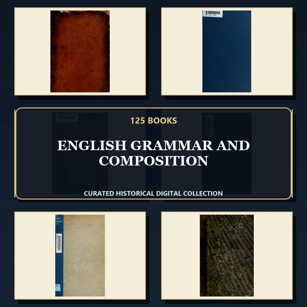 125 English Grammar and Composition PDF Books – Curated Historical Collection