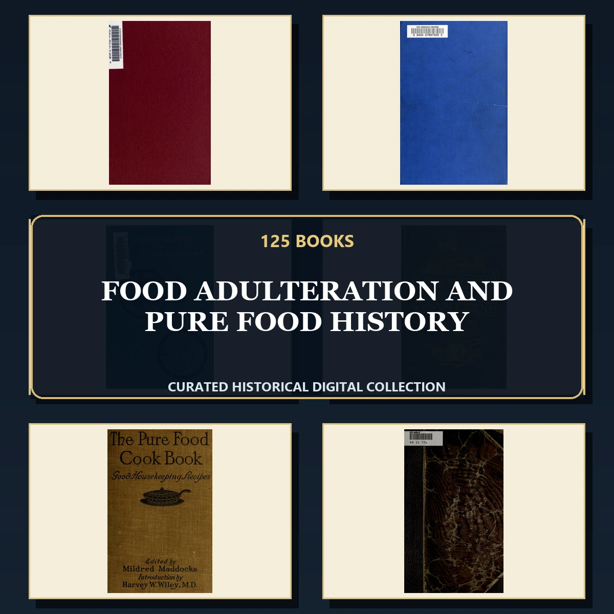 125 Food Adulteration and Pure Food History PDF Books – Curated Historical Collection cover