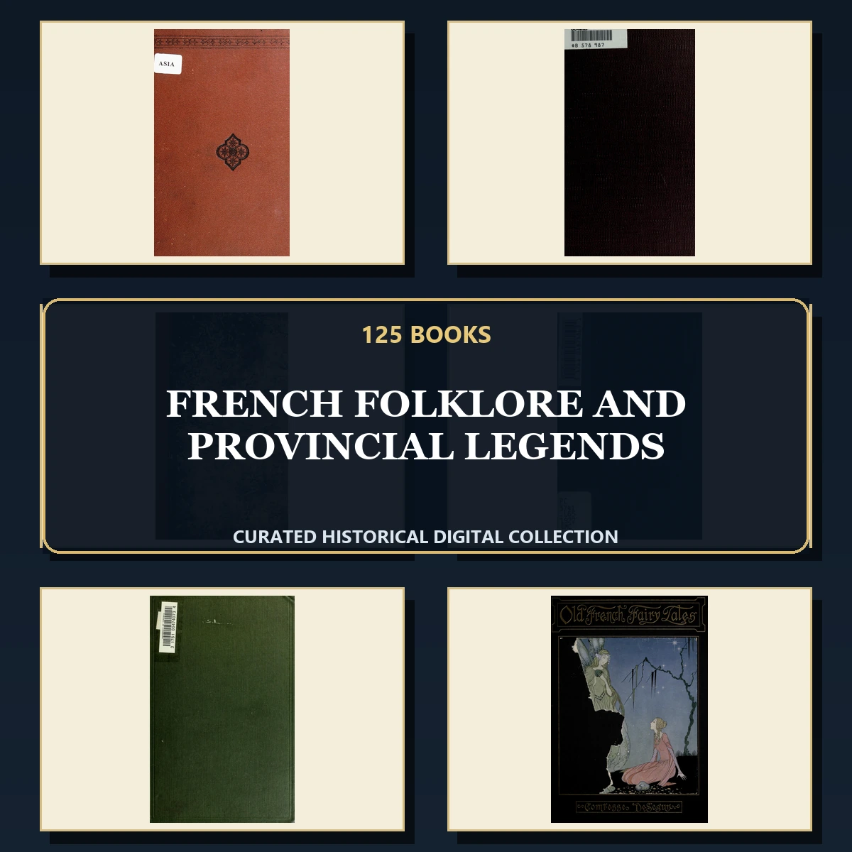 125 French Folklore and Provincial Legends PDF Books – Curated Historical Collection cover