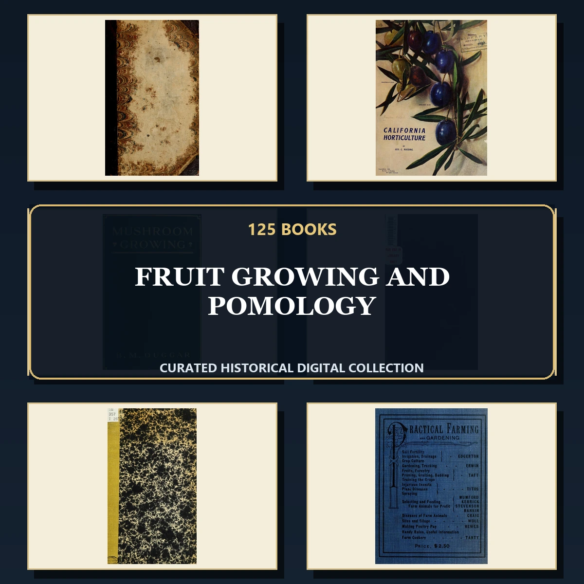 125 Fruit Growing and Pomology PDF Books – Curated Historical Collection