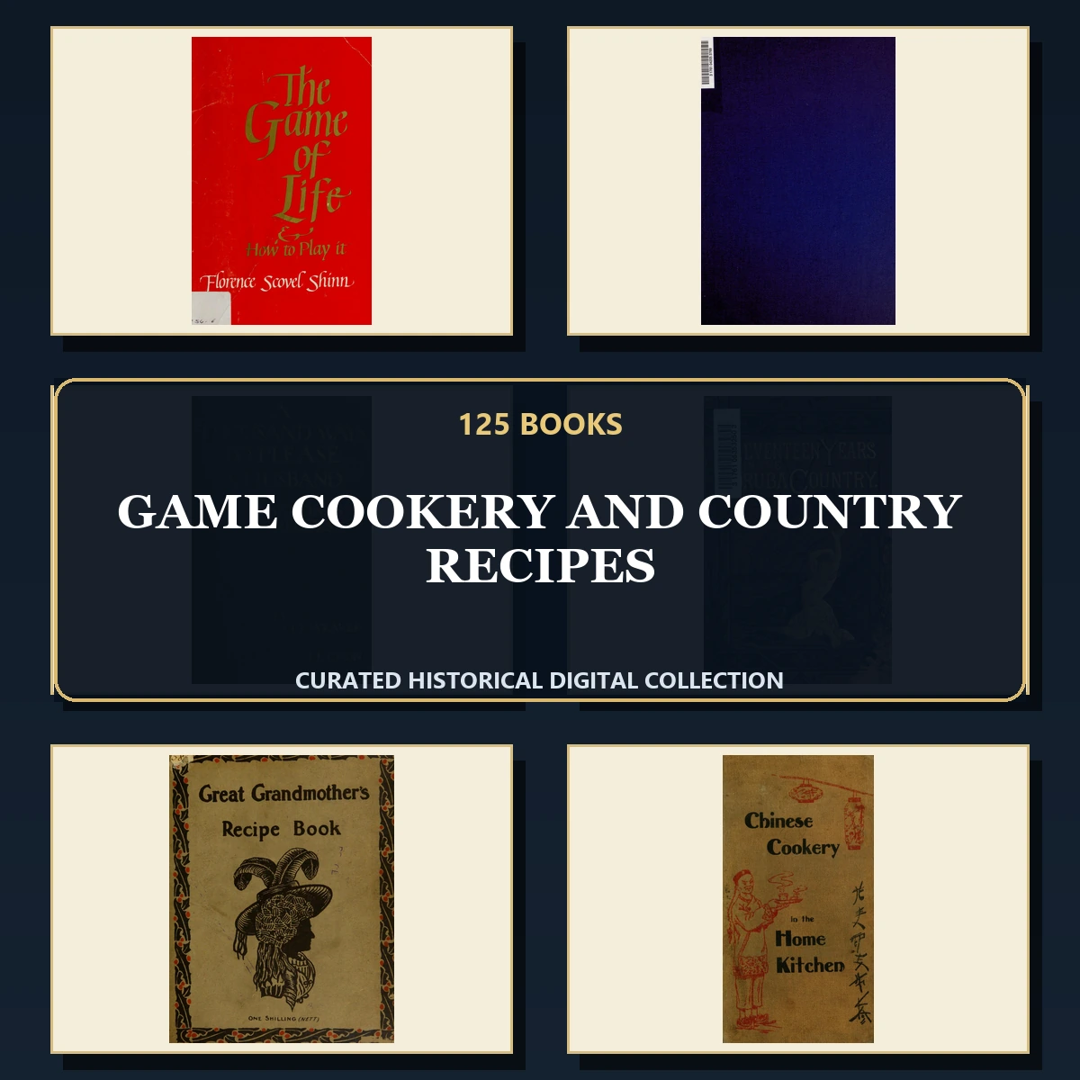 125 Game Cookery and Country Recipes PDF Books – Curated Historical Collection cover