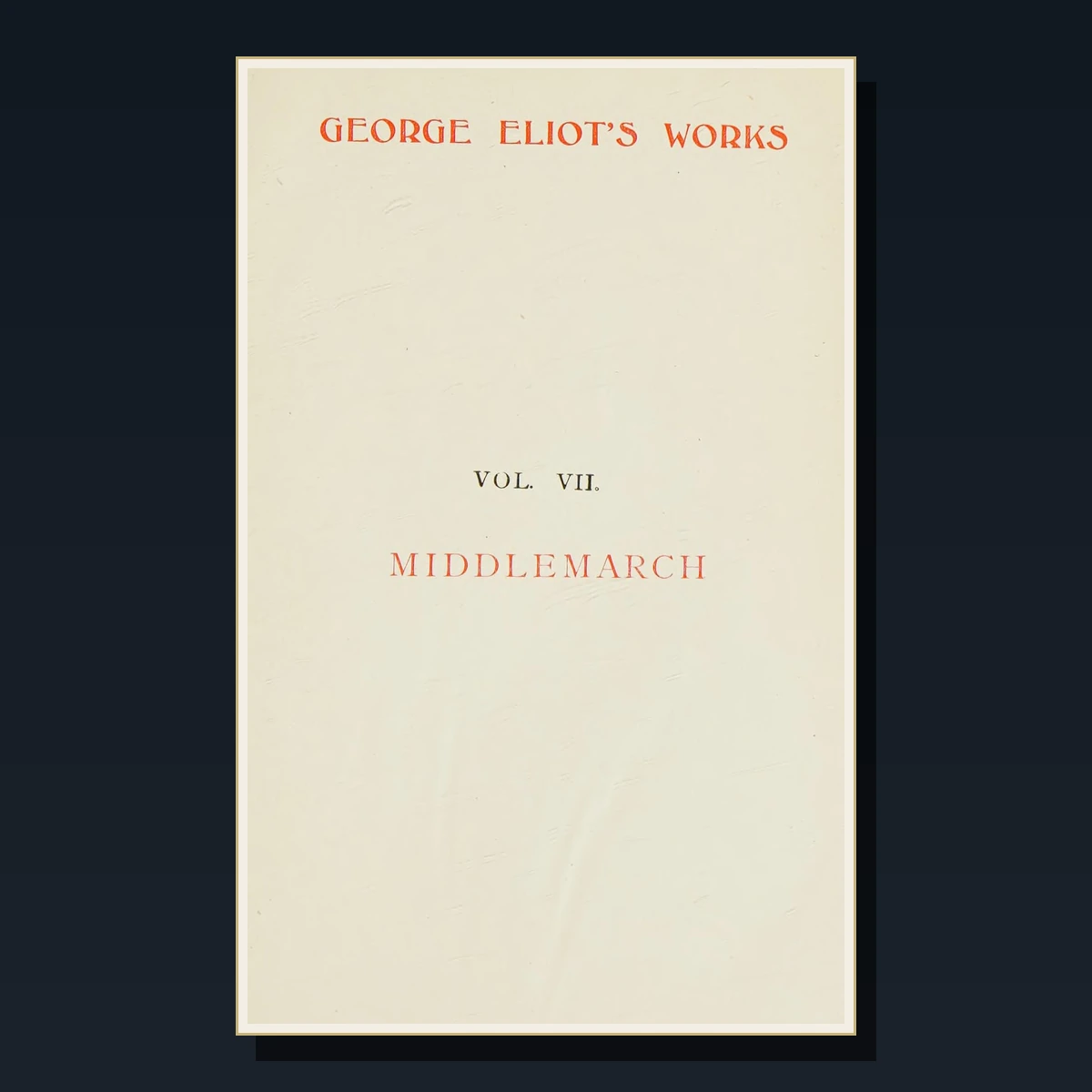 66 George Eliot Books image 5