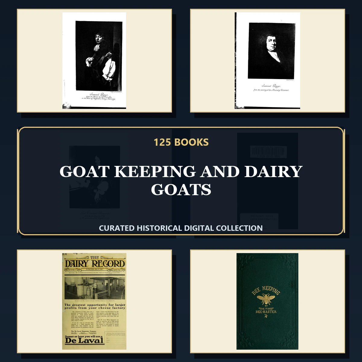 125 Goat Keeping and Dairy Goats PDF Books – Curated Historical Collection cover