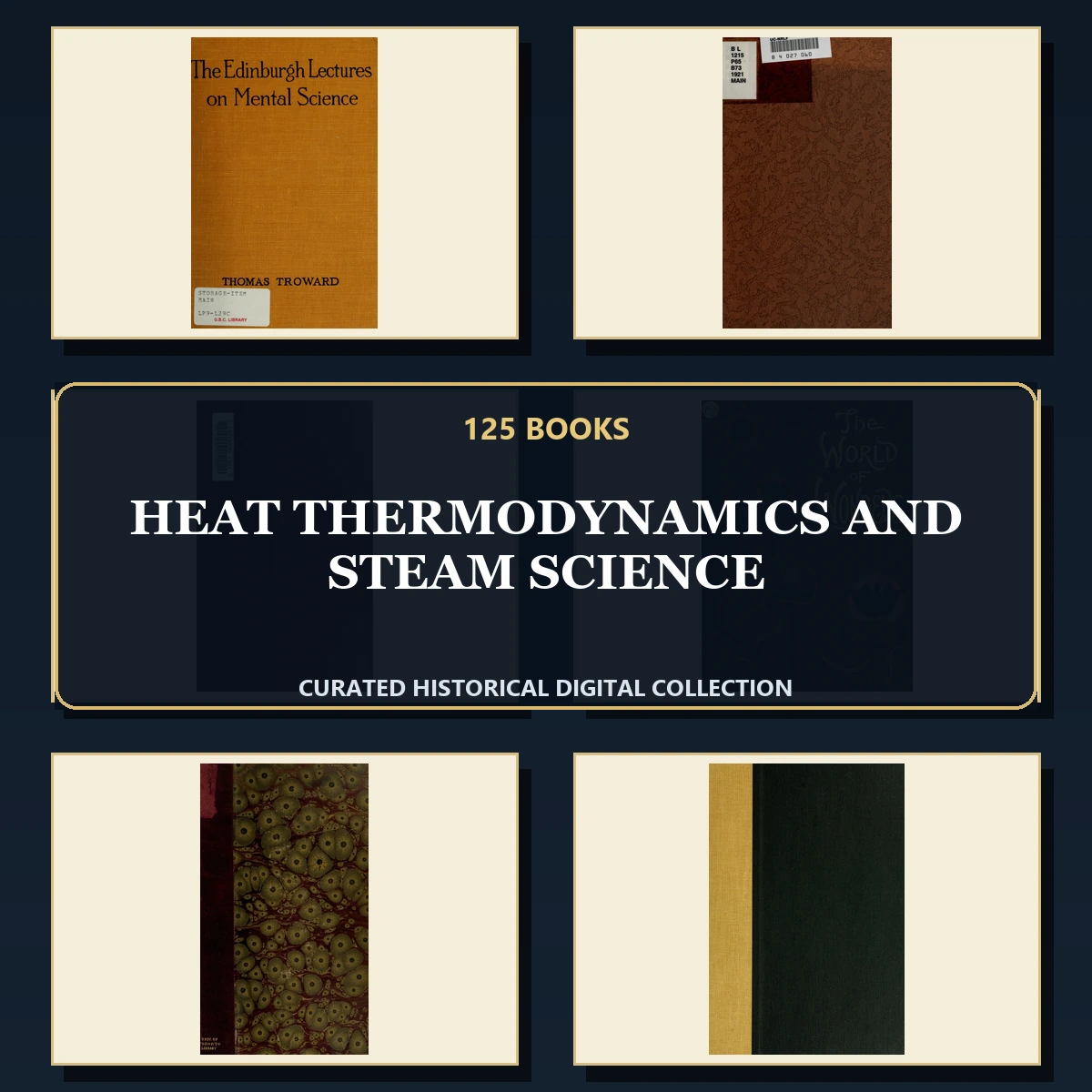 125 Heat Thermodynamics and Steam Science PDF Books – Curated Historical Collection cover