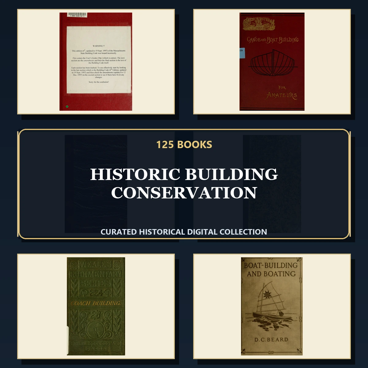 125 Historic Building Conservation PDF Books – Curated Historical Collection cover