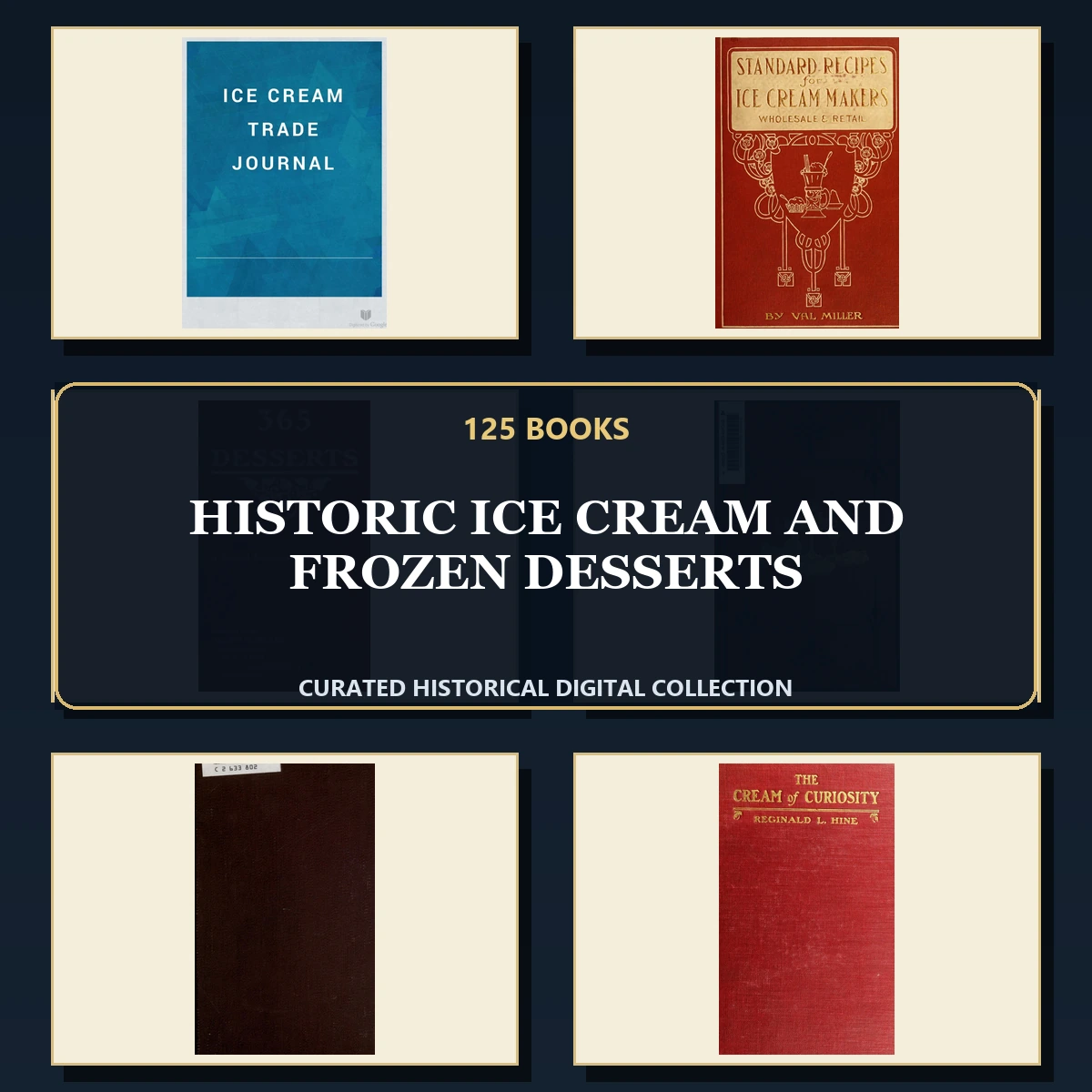 125 Historic Ice Cream and Frozen Desserts PDF Books – Curated Historical Collection