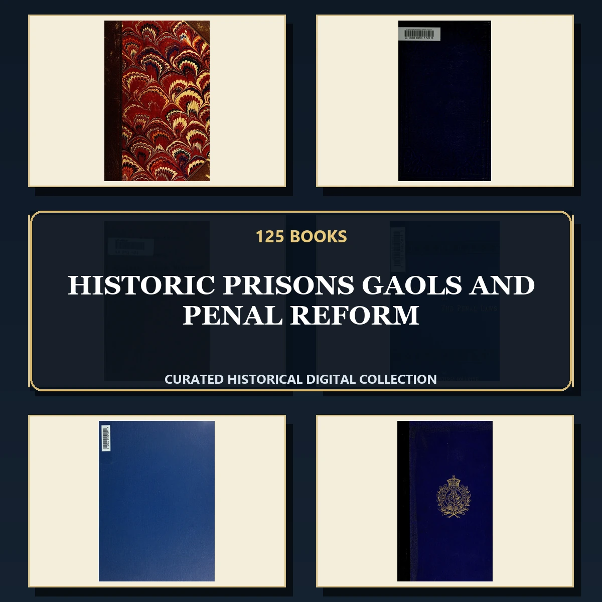 125 Historic Prisons Gaols and Penal Reform PDF Books – Curated Historical Collection cover