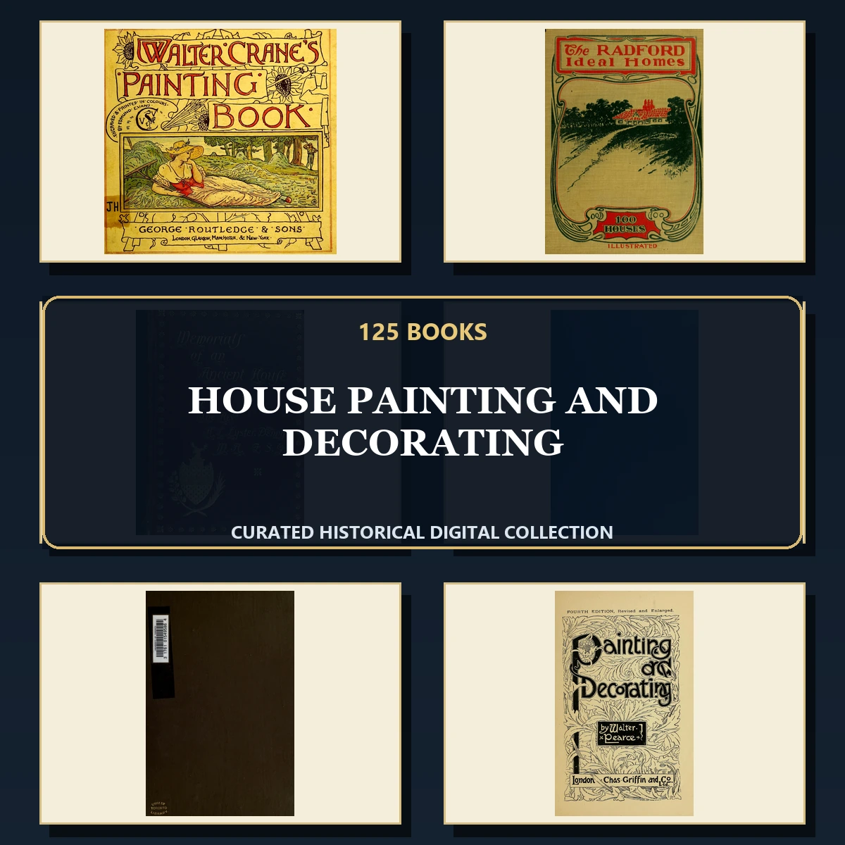 125 House Painting and Decorating PDF Books – Curated Historical Collection cover
