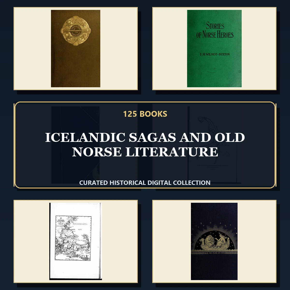 125 Icelandic Sagas and Old Norse Literature PDF Books – Curated Historical Collection