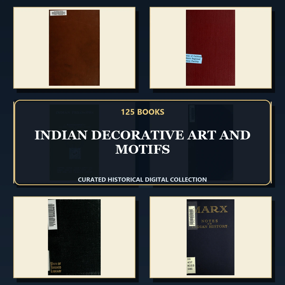 125 Indian Decorative Art and Motifs PDF Books – Curated Historical Collection cover