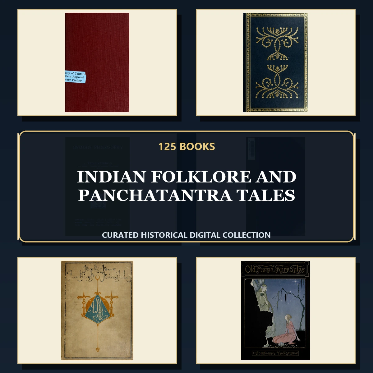 125 Indian Folklore and Panchatantra Tales PDF Books – Curated Historical Collection cover