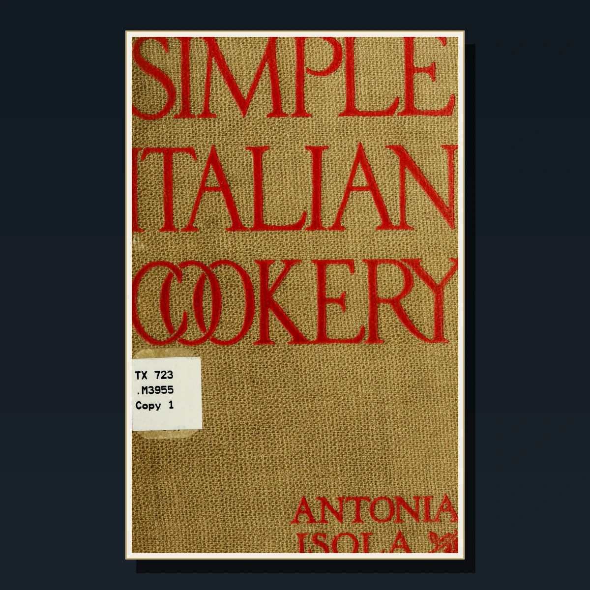 125 Italian Cookery Books cover