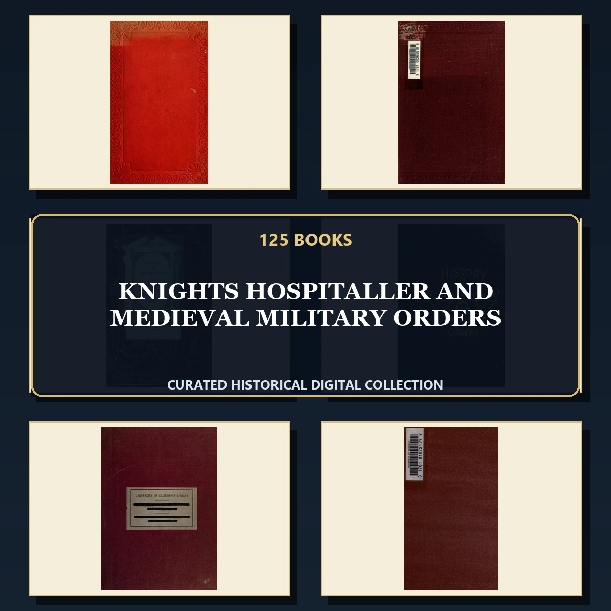 125 Knights Hospitaller and Medieval Military Orders PDF Books – Curated Historical Collection