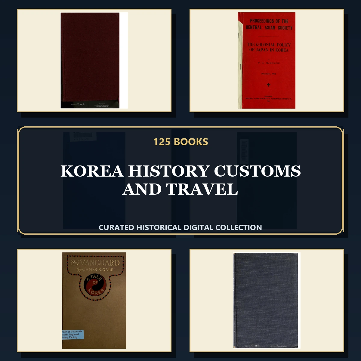 125 Korea History Customs and Travel PDF Books – Curated Historical Collection cover