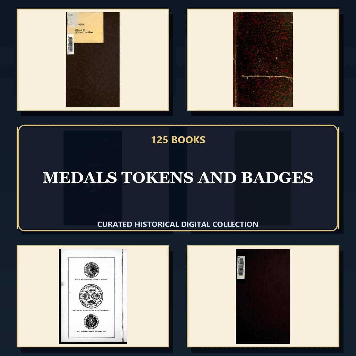 125 Medals Tokens and Badges PDF Books – Curated Historical Collection