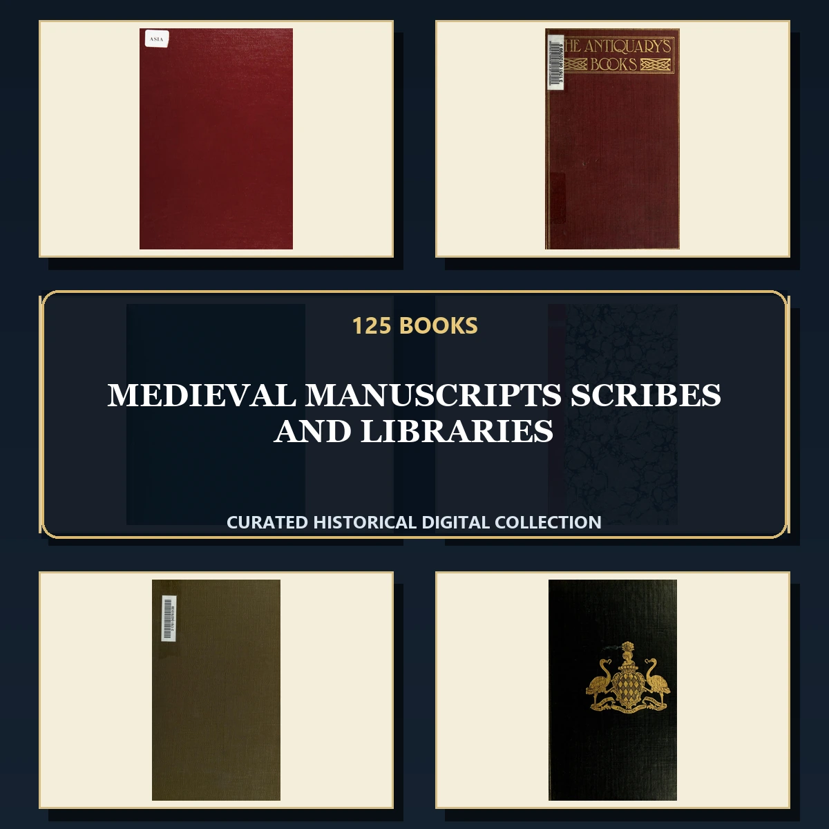125 Medieval Manuscripts Scribes and Libraries PDF Books – Curated Historical Collection cover