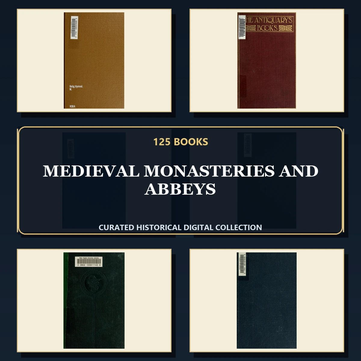 125 Medieval Monasteries and Abbeys PDF Books – Curated Historical Collection cover