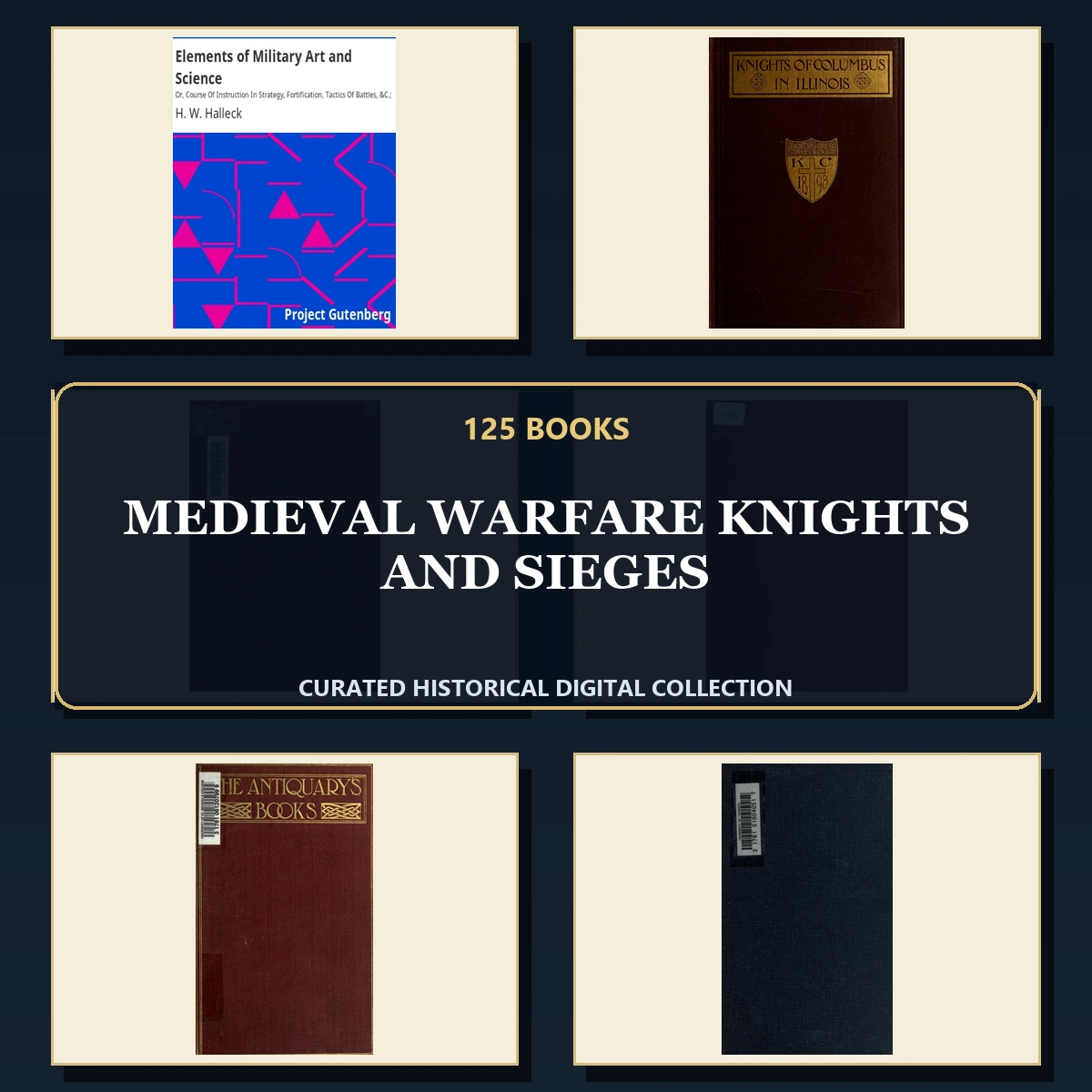 125 Medieval Warfare Knights and Sieges PDF Books – Curated Historical Collection