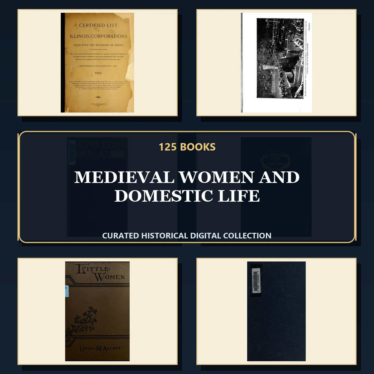 125 Medieval Women and Domestic Life PDF Books – Curated Historical Collection cover