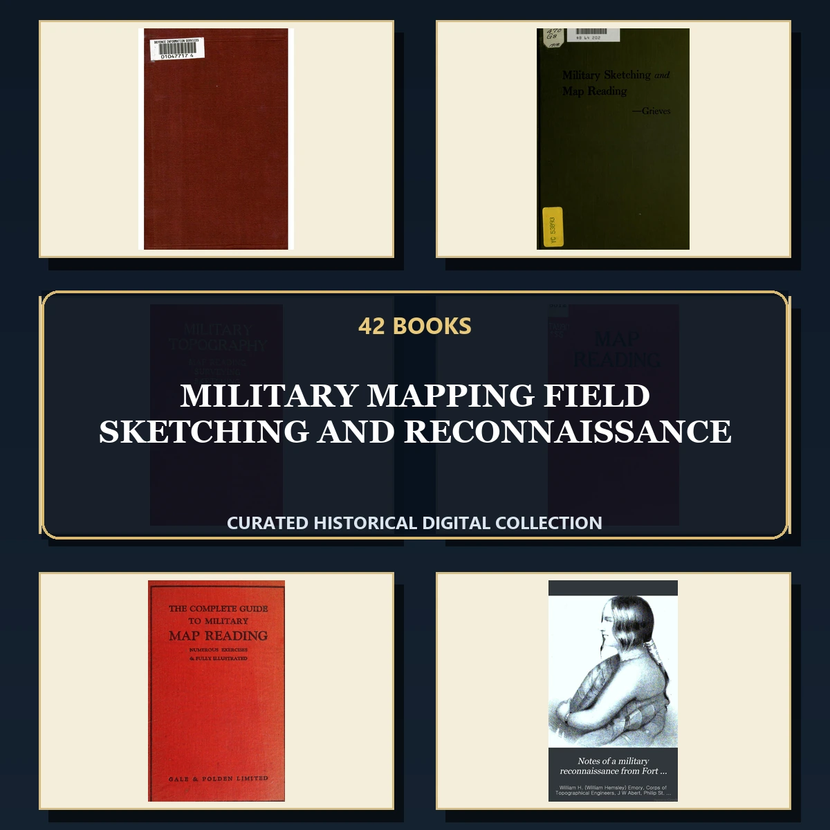 42 Military Mapping Field Sketching and Reconnaissance PDF Books – Curated Historical Collection cover